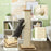 87cm Cat Scratching Post 3 in 1 Cat Scratcher w/ Track Ball Toy