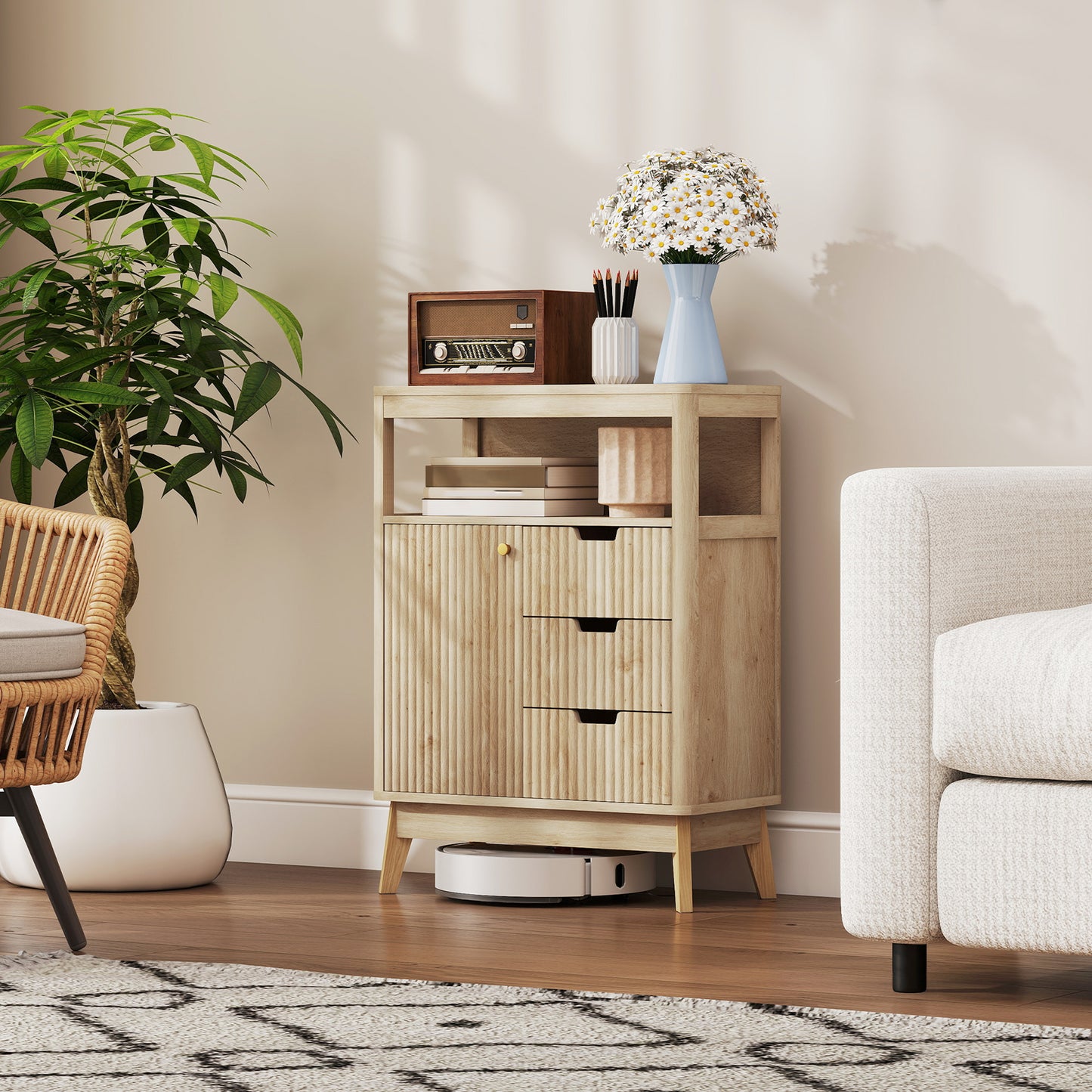 Modern Sideboard Storage Cabinet for Living Room Dining Room Bedroom