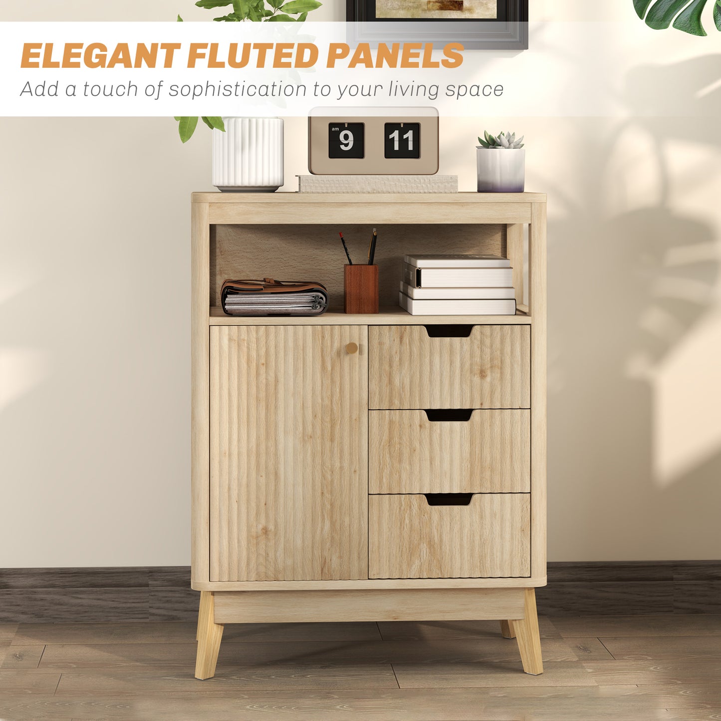 Modern Sideboard Storage Cabinet for Living Room Dining Room Bedroom