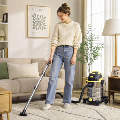 1400W Vacuum Cleaner with Blowing Mode, Yellow