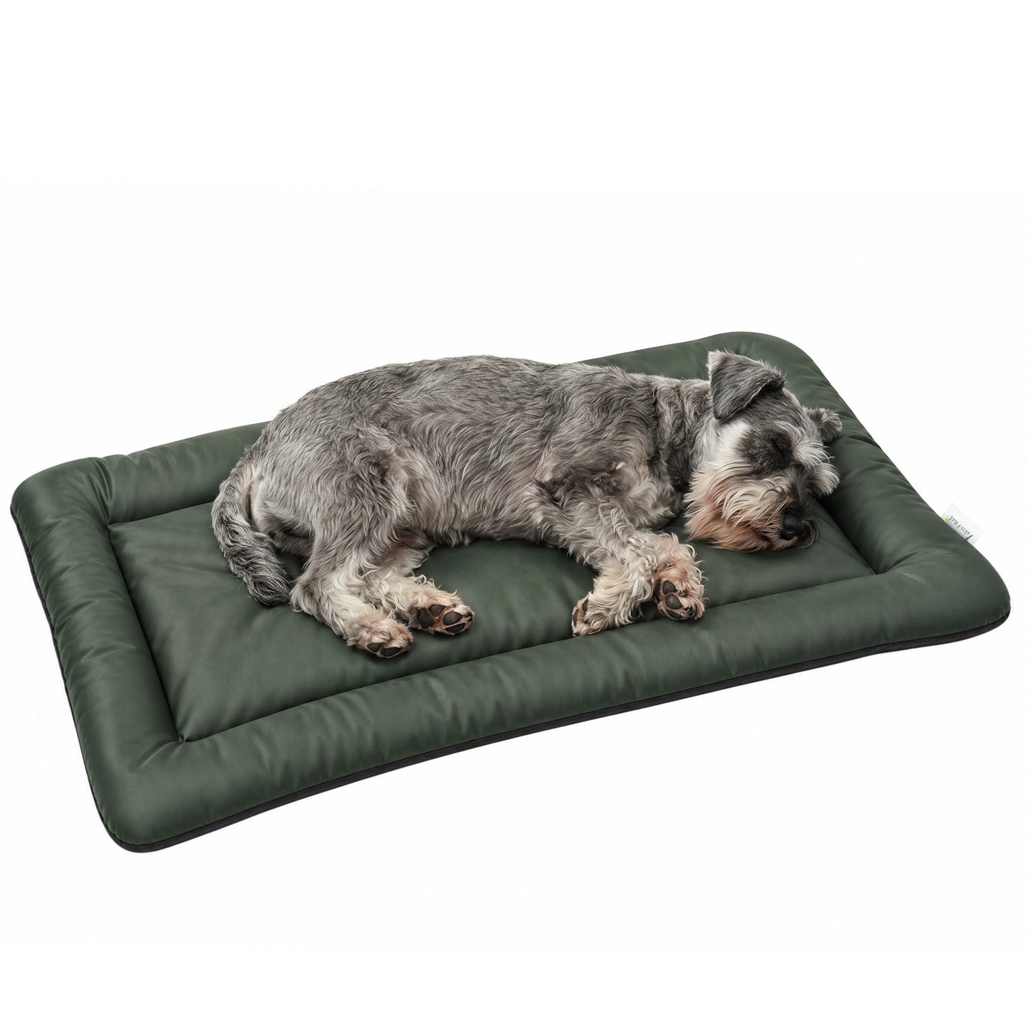 Waterproof Dog Bed Foldable Washable with Anti-Slip Bottom, Green