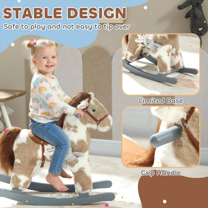 Baby Rocking Horse, Animal Rocker with Sound and Toy