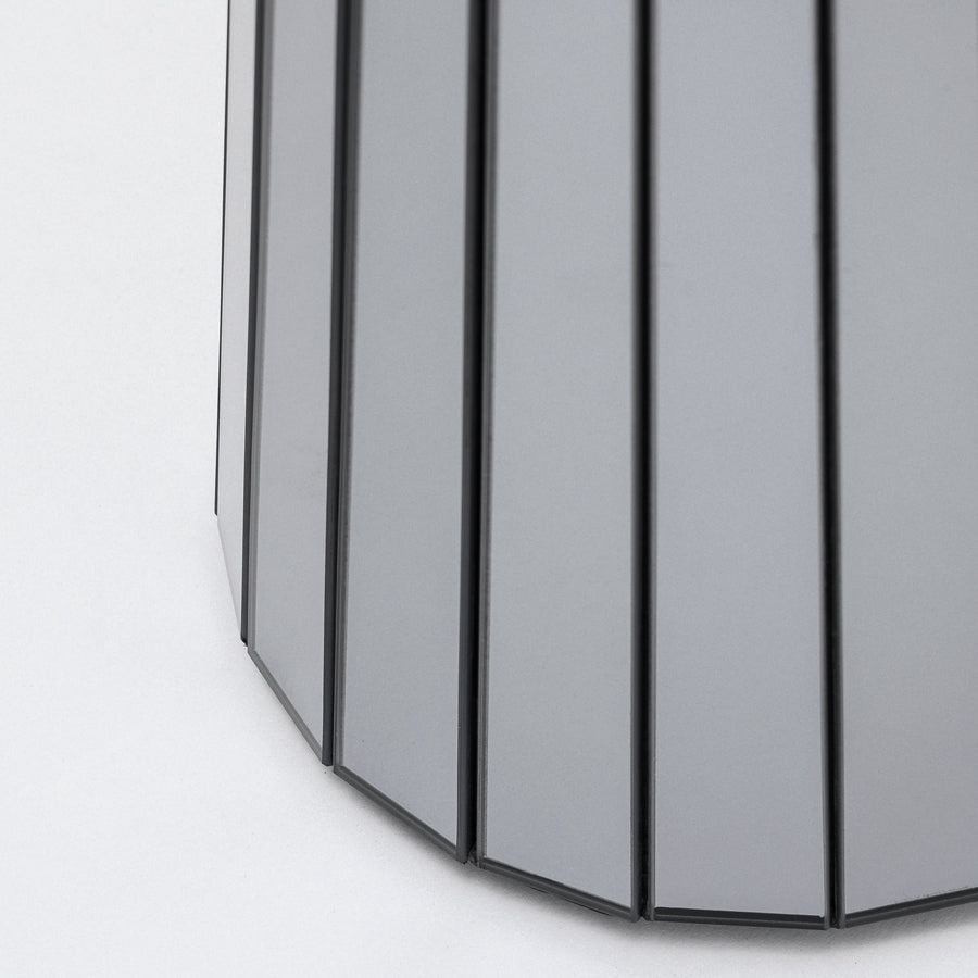 Emmeline Smoked Mirror Side Table