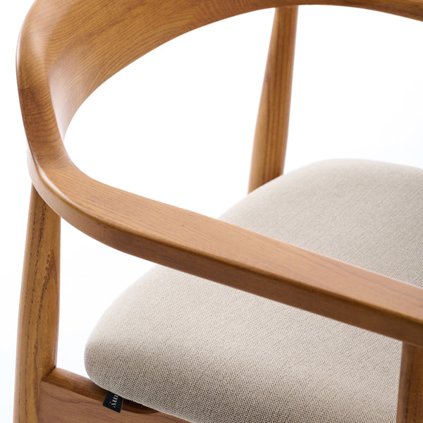 Sia 4-6 Seat Chestnut Dining Table and 4 Morton Chairs