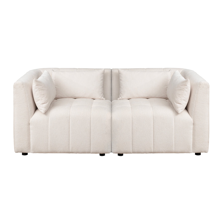 Essen Two Seat Sofa – Ivory Chenille