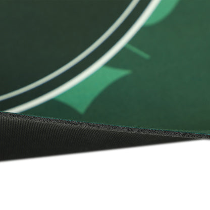 239.3 x 115.5 cm Poker Mat 12 Player Water-Resistant, Green