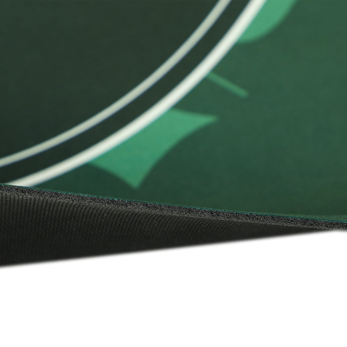 239.3 x 115.5 cm Poker Mat 12 Player Water-Resistant, Green