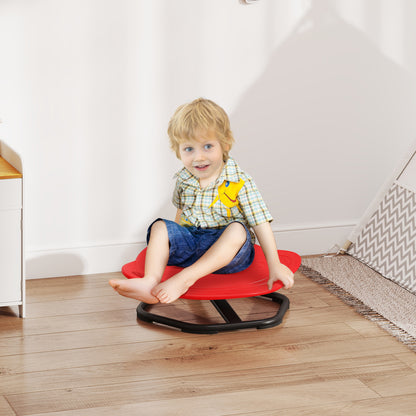 Planet-Shaped Kids Swivel Chair, Sensory Spinning Chair, Red