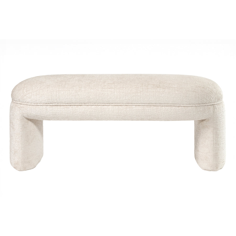 Bolo Bench – Light Taupe Chenille