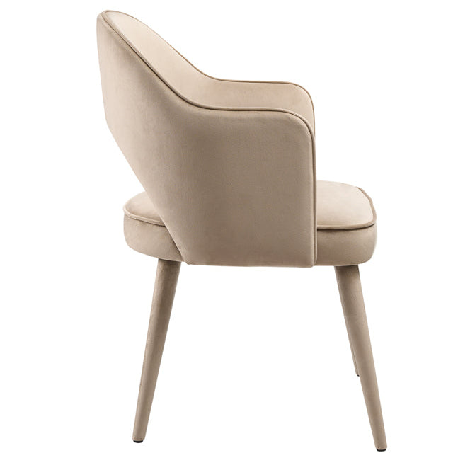 Rossini Carver Chair Taupe