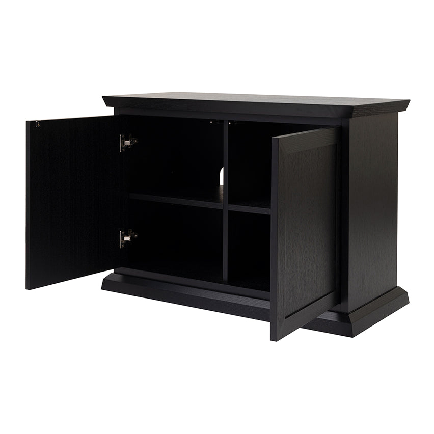 Sia Black Media Sideboard