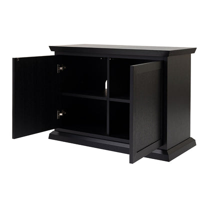 Sia Black Media Sideboard