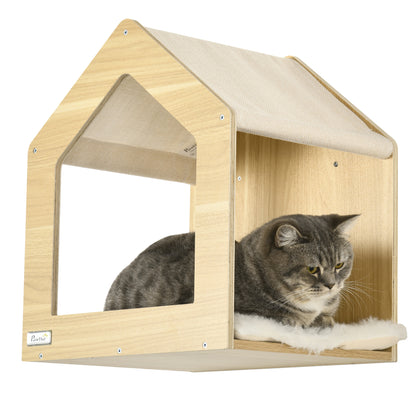 Cat Wall Furniture Condo Perches Scratch Posts Steps 8 Piece Beige