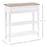 Console Table Hallway Side Desk One Drawer 2 Shelves Worktop Handle Retro Elegant Style Home Display Storage for Bedroom Livingroom