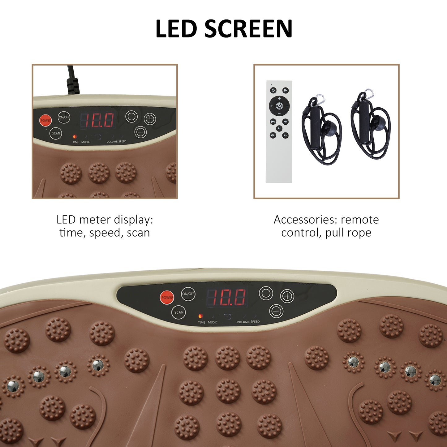 Vibration Plate Machine Fitness Body Shaper Slim Trainer Home Gym