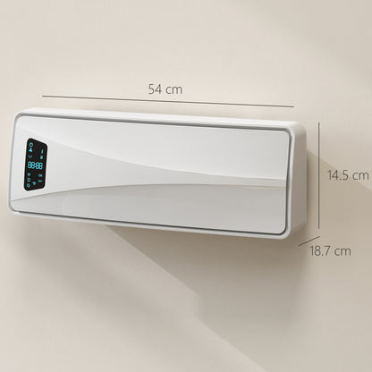 2000W Ceramic Electric Heater with Fan, Wall Heater, White