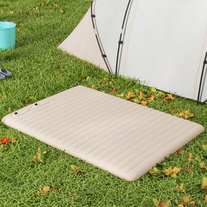 Double Air Bed Inflatable Mattress, 195 x 140 x 10cm, White