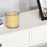 Console Table Side Desk Shelves Drawers Open Top X Support Hallway White