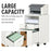 Mobile File Cabinet Lockable Storage Unit Cupboard Home Filing Furniture for Office, Bedroom and Living Room, 39.5x40x60cm, White