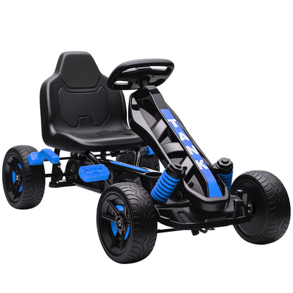 Pedal Go Kart with Automatic Clutch, for Ages 3-6 Years, Blue