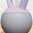 4KG Kettlebell with Soft Body and Non-Slip Handle, Purple and Grey