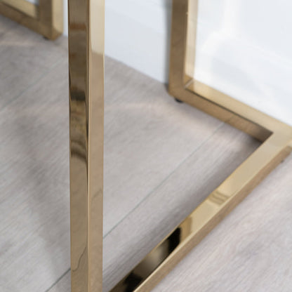 Lorenzo Mirrored Console Table