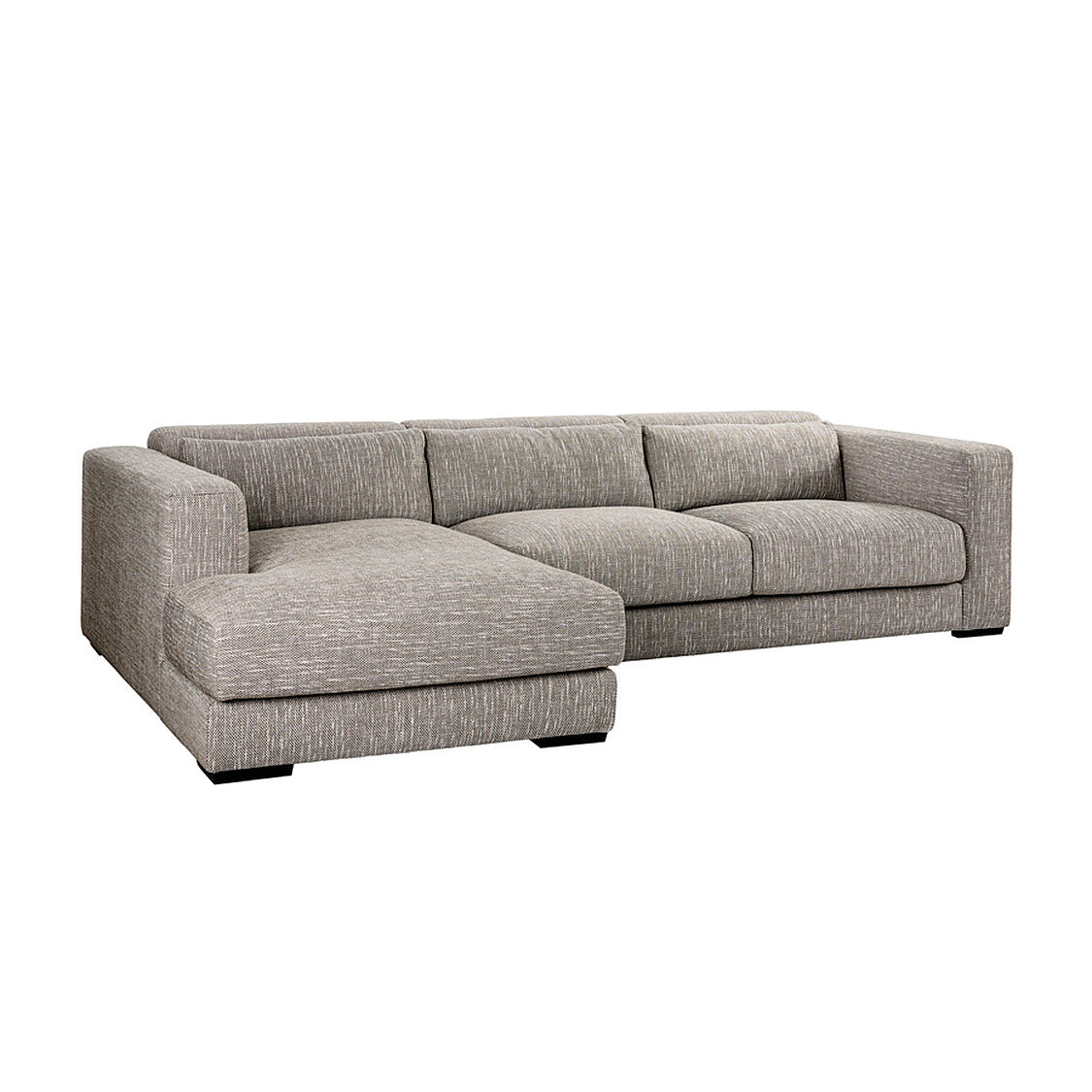 Dolce Corner Sofa Left Hand Dark Taupe Linen