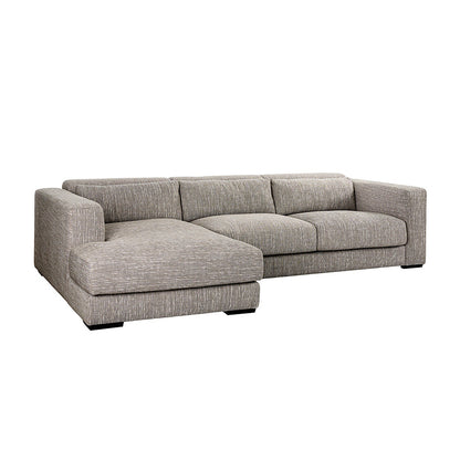 Dolce Corner Sofa Left Hand Dark Taupe Linen