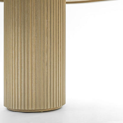 Ophelia Washed Grey Oak Dining Table