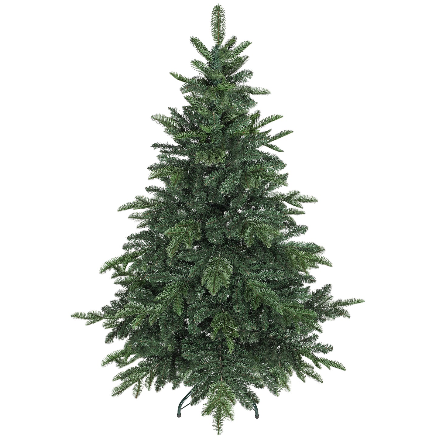 5ft Christmas Tree, Hinged Xmas Tree with Realistic Branches