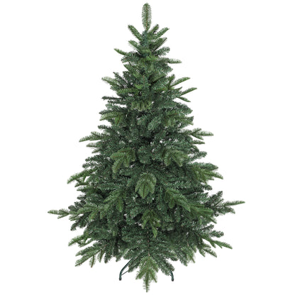 5ft Christmas Tree, Hinged Xmas Tree with Realistic Branches