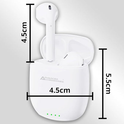 Wireless Earbuds, Bluetooth Headphones in Ear with Noise Cancelling Mic Wireless Earphones, LED Charging Indicator