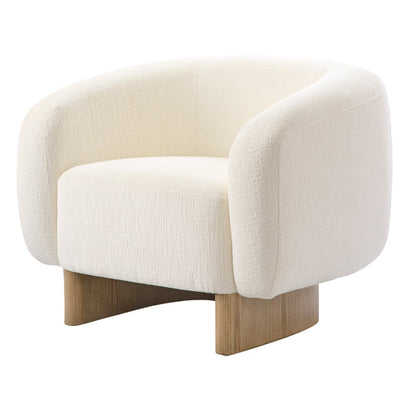 Barnaby Armchair – Ivory Chenille