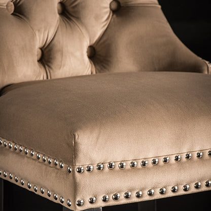 Antoinette Bar Stool Taupe