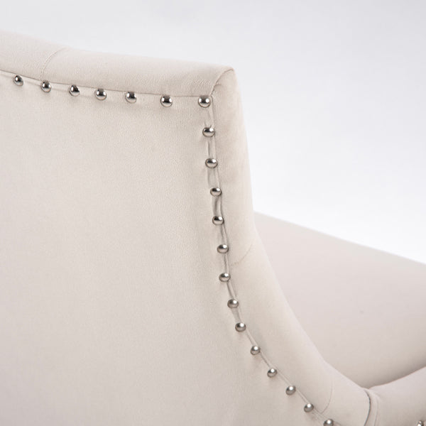 Torino Bench – Taupe – Walnut Legs