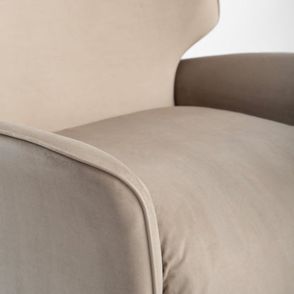 Valmont Swivel Recliner Armchair - Taupe