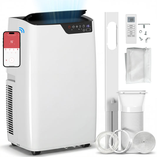 Portable Air Conditioner 14000 BTU, 4-in-1 Air Conditioning Unit