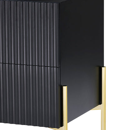 Lexington Black Bedside Table