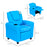 Childrens Recliner Armchair W/ Cup Holder-Blue