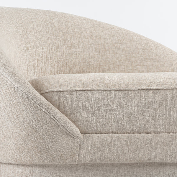 Selini Chaise Longue – Light Taupe Chenille