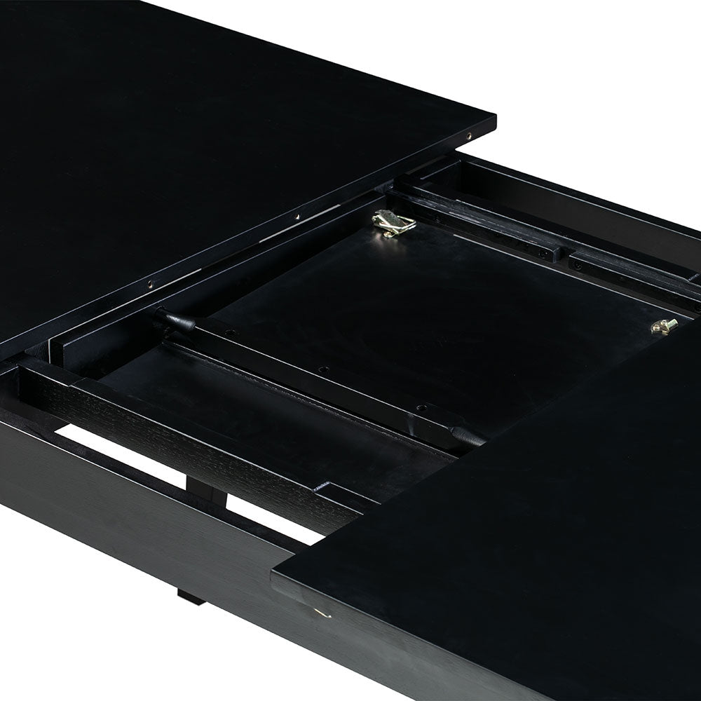 Capri Black Extending Dining Table