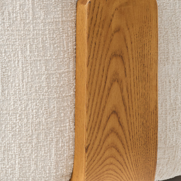 Pax Footstool Light Taupe - Chestnut