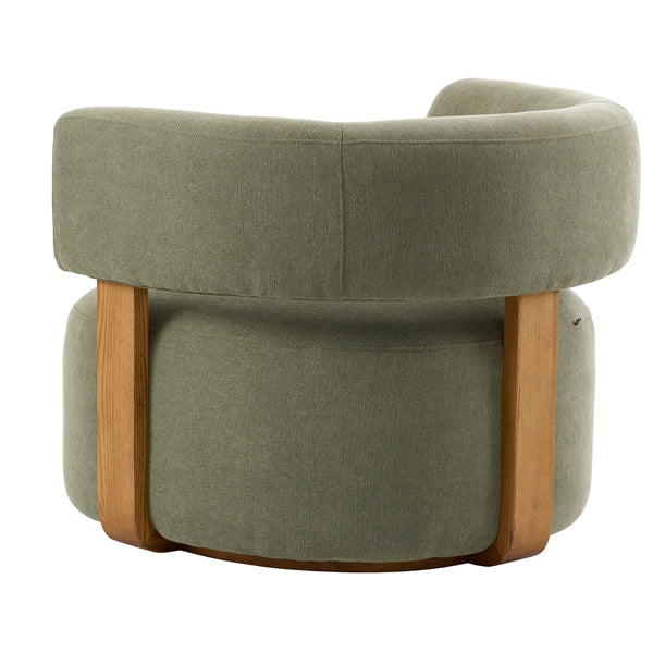 Pax Accent chair Sage Green – Chestnut