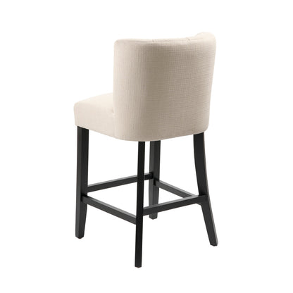 Set of 2 Hatfield counter stools – Limestone
