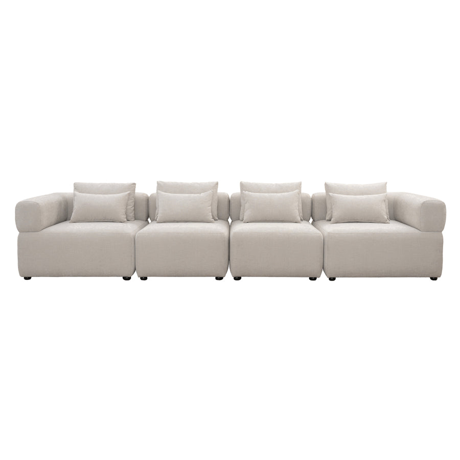 Beck Four Seat Sofa – Parchment
