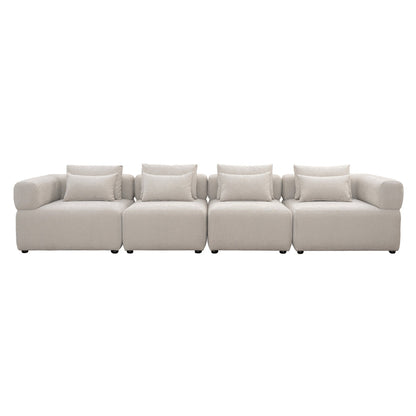 Beck Four Seat Sofa – Parchment