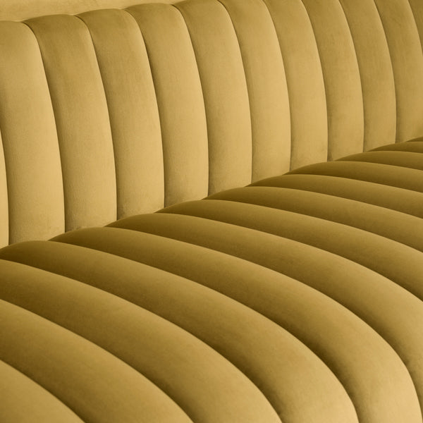 Metz Three Seater Sofa - Olive