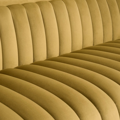 Metz Three Seater Sofa - Olive