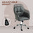 Computer Desk Chair with PU Leather, Swivel Wheels, Grey