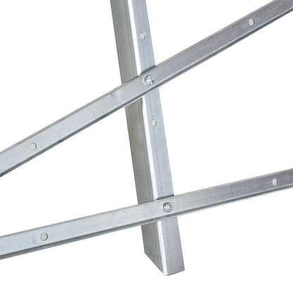 Saw Horse Steel Support Heavy Duty Foldable Design Sawtooth, Silver